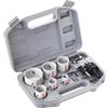 Bosch 9 pz. Set di Seghe a Tazza HSS Bimetalliche per Elettricisti (Métal, Bois, Ø 20-68 mm, Accessoire Perceuse à Percussion)