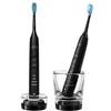 Philips Ped Philips Sonicare DiamondClean serie 9000 Spazzolini Elettrici Sonici con App, confezione da 2 spazzolini neri HX9914/54