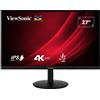 Viewsonic VG Series VG2708-4K Monitor PC 68,6 cm (27") 3840 x 2160 Pixel 4K Ultra HD LED Nero