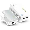 TP-Link TL-WPA4220 KIT 600 Mbit/s Collegamento ethernet LAN Wi-Fi Bianco 2 pz