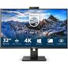 Philips Ped Philips P Line 329P1H/00 Monitor PC 80 cm (31.5") 3840 x 2160 Pixel 4K Ultra HD LED Nero