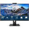 Philips Ped Philips P Line 326P1H/00 Monitor PC 80 cm (31.5") 2560 x 1440 Pixel Quad HD LED Nero