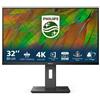 Philips Ped Philips Serie 3000 32B1U3900/00 Monitor PC 80 cm (31.5") 3840 x 2160 Pixel 4K Ultra HD LCD Nero