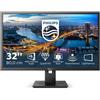 Philips Ped Philips B Line 325B1L/00 Monitor PC 80 cm (31.5") 2560 x 1440 Pixel 2K Ultra HD LCD Nero