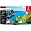 Thomson Smart TV 65" 4K UHD LCD Google TV HDR10 Wi-Fi Classe F Nero 65UG5C14