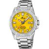 LOTUS Orologio Uomo Analogico Acciaio 316L Argento - Quarzo Data - Vetro Zaffiro Resistente - Impermeabile 20 ATM Diver - 18926/1