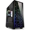 Sharkoon RGB LIT 100 Midi Tower Nero (Sharkoon RGB LIT 100 - tower - ATX)