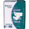 SERENITY SpA SERENITY SOFT DRY SENSITIVE - PANNOLONI TRASPIRANTE NOTTE MAXI , TAGLIA XL 15 PEZZI