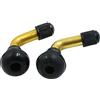 A ABSOPRO Automobile PVR70 Pneumatico Valvola Stelo 135° Scatto Base Nero (2Set)