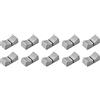 QUARKZMAN 24mmx11mmx10mm Fader Manopole x 10pz Slide Potenziometro Mixer Fader Manopola per Volume Tono Fader Cappuccio Stage Illuminazione Regolazione Cappuccio, [Grigio]