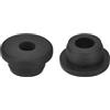 QUARKZMAN 2 Pezzi Occhielli in Gomma 20mm Foro di Perforazione, Passacavi Guarnizione 11mm ID Gommini Passacavo Scrivania Nero Siliconica per Tappo Organizzare Filo Cablaggio Casa Auto