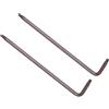 CoCud Antimanomissione Torx Chiave, T9 Torx, S2 Acciaio Forma L Stella Chiave per Base Casa Riparare e Meccanico Madadoenzione, 2-Pezzi