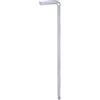 QUARKZMAN Chiave Esagonale Brugola Testa Sferica 6mm Metriche Braccio Extra Lungo Forma L Strumento Riparazione Acciaio al Cromo Vanadio per Riparazioni Domestiche, Tono Argento