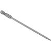 CoCud Punta Cacciavite Torx Magnetiche, T10 Lunghezza 150mm 1/4 Attacco Esagonale, Acciaio S2 Stella 6 Punti Trapano Avvitatore Antimanomissione - (Applicazioni: per Riparazioni Auto)