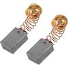 PATIKIL Carbonio Spazzole Spazzola Carbone Ricambio 13x9x6mm per Motori Elettrici Potenza Strumento Angolo Smerigliatrice Tavolo Ricambio Parte Riparazione, 2pz