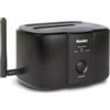 Hamlet Docking Station Wi-Fi per HDD SATA 2.5/3.5" 4TB Nero Alluminio/Plastica
