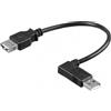 Manhattan Cavo USB 2.0 A maschio angolato/A femmina 0,15 m