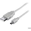 Equip USB-Cable Equip USB2.0 Typ A -> Typ B mini 5pol St/St 1,80m [128521]