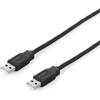 Equip USB Cable Equip USB2.0 Typ A - Typ A St/St 1,80m black [128870]