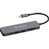 Verbatim Hub Verbatim Usb-C 6 porte Grigio [32156]