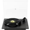 Rega Planar 1 Plus nero opaco - Giradischi vinile, Manuale, Preamplificatore integrato, MM, Trasmissione a cinghia, 33 giri, 45 giri, Celle incluse