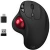 Mobility Lab - Mouse Trackball Ergonomica Senza Fili con Connessione USB e USB-C - Design per Comfort e Precisione Ottimale - Compatibile con PC e Mac - Ideale per Lavoro, Giochi, Navigazione Web