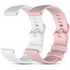 Cinturino per Amazfit Bip/Bip 3 /Bip 3 Pro Smartwatch, Largo 20 mm Cinturini in Silicone Originale Compatibile con Amazfit Bip S/Bip Lite/Bip U Pro Donna Uomo, Fumo Viola
