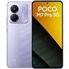 XIAOMI POCO M7 Pro 5G smartphone, 8+256GB, 50MP fotocamera principale con OIS, 5110 mAh batteria (tipi) con 45 W HyperCharge, IP64, caratteristiche AI (senza caricabatterie incluso) (Purple, 8+256G)