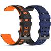 WindRen 2 Pezzi Silicone Cinturini Compatibile con Redmi Watch 5 Active/5 Lite,Cinturino di Ricambio Sportivo per Amazfit Balance/Balance 2/Cheetah/Cheetah Pro/Amazfit Active Max,Altamente Traspirante