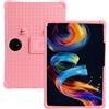 MINGFENG Custodia in silicone antiurto con 4 angoli spessi, compatibile con tablet Fro TCL NxtPaper 11 Plus 11,5 (9469x) con supporto pieghevole e protezione completa (TCL NxtPaper 11 Plus 11,5 (9469x) rosa))