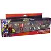 Lansay - SONIC PRIME - Set di 4 personaggi articolati 7,5 cm - Colleziona personaggi dei cartoni animati e videogiochi - Giocattoli per bambini a partire da 8 anni