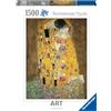 Ravensburger Puzzle 1500 Pezzi Art Collection, Klimt: Il Bacio - Puzzle Adulti +14 anni, 80 x 60 cm, Puzzle per Adulti Arte, Idee Regalo
