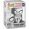 Funko Pop! Marvel: Marvel Sketched - Spider-Man- Figura in Vinile da Collezione - Idea Regalo - Merchandising Ufficiale - Giocattoli per Bambini e Adulti - Superheroes Fans