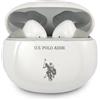 U.S. Polo Assn. Us Polo Cuffie Bluetooth Ustws1Wh Tws + Docking Station Bianco/Bianco