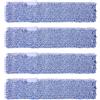 Gosknor Confezione da 4 Ricambio per Tergivetro in Microfibra, 35cm Riutilizzabile Lavabile Panni in Microfibra Compatibile con MR.SIGA Strumenti per la Pulizia di Finestre e Vetri Casa e Ufficio