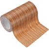 PATIKIL Pellicole Adesive Legno Autoadesivo 4,57M x 10cm Carta Adesiva per Mobili Legno Riparazione Pellicola Autoadesiva Effetto per Pavimenti Porte Tavoli Sedie Armadi, Quercia Arancione