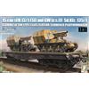 ZIMI MODEL GERMAN SSY45 FLATCAR W/15cm sFH 13/1 & SD.KFZ.135 1:35 COD.ZM35076