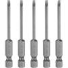 QUARKZMAN 5pz SL3 Punte per Cacciavite a Taglio Magnetica 3mm S2 Punta Cacciavite a Testa Piatta Acciaio 1/4 Grado Industriale Gambo Esagonale 2,6 Lungo per Rimuovere Viti Fissaggio