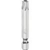 QUARKZMAN T40 Bit Torx di Sicurezza 1/4 Gambo Esagonale 2 Lungo Acciaio S2 Magnetica Antimanomissione Star Bits Cacciavite Testa Torx con Foro per Rimuovere Viti Fissaggio
