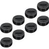 QUARKZMAN Tappo Portaspazzole in Carbone Copertura Plastica per Spazzola Elettrica del Motore Filo Nero Diametro Esterno 14mm/0,55 Altezza 5mm/0,2, 8pz