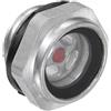 CoCud Vetro Livello Olio Compressore Aria, | Maschio G1/2 | Finestra Indicazione Livello Olio Alluminio Testa Esagonale - (Applicazioni: Accessori Scatola Del Cambio), 1Pz