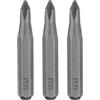 QUARKZMAN 3pz Punte Cacciavite Phillips PH0 5/32 Esagonale 28mm Lunghezza Testa Croce Magnetica Punte Esagonali in Acciaio S2 per Cacciaviti Elettrici Manuali Riparazioni di Precisione