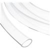 QUARKZMAN Tubo flessibile in PVC, 2.3 m, 14 x 16mm ID x OD, Tubo dell'acqua PVC Trasparente per Serbatoio e Acquario, Irrigazione, giardino, Piscina, Vasca