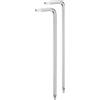 QUARKZMAN 2pz T9 Antimanomissione Torx Chiave Stella Chiavi 83mm / 3.27 Braccio Lungo Forma L 6 Punti Chiave S2 Acciaio Cromato Rivestito Superficie Manuale Utensile per Automobili/Casa