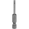 QUARKZMAN SL3 Punte per Cacciavite a Taglio Magnetica 3mm S2 Punta Cacciavite a Testa Piatta Acciaio 1/4 Punte Trapano Cacciavite Grado Industriale Gambo Esagonale 50mm (2) Lungo per Viti
