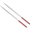 CoCud Lima Ago Rivestita in Diamante | Grana 150, Attacco 4mm, Lunghezza 160mm | Lima Rotonda Rivestita in Diamante - (Applicazioni: Metallo, Vetro, Pietra), 2Pz