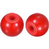 QUARKZMAN 2pz Pomelli Sfera Filettati, M6 Manopola Sfera Termoindurente Fenolico Filettatura Femmina, Dia 25 Mm, Maniglie Sfera per Funzionamento Rotondo, per Maniglia Leva Macchina, Rosso