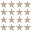 QUARKZMAN 16 Pz Stelle Termoadesive, Patch Ricamate a Cucire Stelle, Patch Decorative per Riparazioni Applicazioni per Fai da Te Zaini Borse Cappello Abbigliamento, 29mm Marrone Chiaro