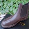 Made in Italy STIVALI UOMO PELLE 42 STIVALETTI BEATLES ELASTICI Chelsea