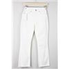 P_Jean Christie 11 Jeans Donna W26 Bianco Corti Distressed Denim Elasticizzato